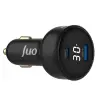 30W LED Ekranlı Type-C + USB-A Araç Şarj Aleti, iPhone, Android ve Tablet Uyumlu