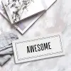 35 x 16 Cm Dikdörtgen Servis Tabağı, Awesome