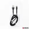 3A USB-A to Type-C Örgülü Data ve Hızlı Şarj Kablosu Siyah