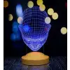 3D Adam 3 Boyutlu Led Lamba