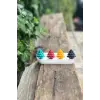 3D Çam Ağacı Mini Dörtlü Mum Kalıbı (Silikon)