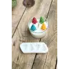 3D Çam Ağacı Mini Dörtlü Mum Kalıbı (Silikon)