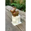 3D Christmas Geyik Silikon Mum Kalıbı