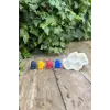 3D Eldiven Mini Dörtlü Mum Kalıbı (Silikon)