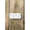 3D Kardan Adam Mini Dörtlü Mum Kalıbı (Silikon)