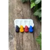 3D Kardan Adam Mini Dörtlü Silikon Mum Kalıbı