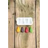 3D Kardan Adam Mini Dörtlü Silikon Mum Kalıbı