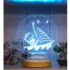 3D Korsan 3 Boyutlu Çocuk Gece Lambası, LED