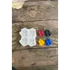 3D Yılbaşı Çanı Mini Dörtlü Mum Kalıbı (Silikon)