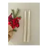 3lü Sedef Inci Renkli Şamdan Mumu