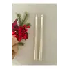 3lü Sedef Inci Renkli Şamdan Mumu