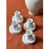 4 Adet Tekli Şamdan Mumluk