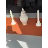 4 Adet Tekli Şamdan Mumluk