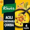 4 kişilik acılı cheddar çorbası, 74g
