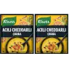 4 kişilik acılı cheddar çorbası, 74g, 2li paket