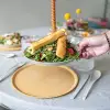 4lü Kahverengi Tabak - 25.5 cm
