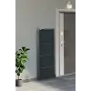 4Lü Metal Ayakkabılık Antrasit Antrasit