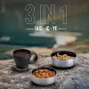 4 Multi-Cup Çelik Termos 1,9 L. Black ST-212