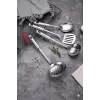 4 Parça Çelik Mutfak Servis Seti, Kepçe Kevgir Spatula Kaşık Takımı Çeyiz Seti, Mutfak Sofra Seti Ergonomik Saplı