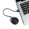 4 Port USB 3.0 USB Hub, Siyah