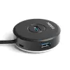 4 Port USB 3.0 USB Hub, Siyah
