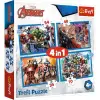 4ü 1 Arada Cesur Yenilmezler Disney Marvel Puzzle