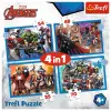 4ü 1 Arada Cesur Yenilmezler Disney Marvel Puzzle