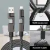 4ü 1 arada iOS Type-C USB veri ve şarj kablosu
