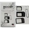 4ü 1 arada Nano Micro Sım Adapter Sim Kart için set iPhone 4 5 6 Samsung Htc Universal