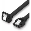 40 cm Sata Data Kablo - 90 Derece - Metal Klip