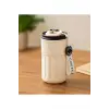 400 ml Coffee Dereceli Beyaz Termos