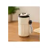 400 ml Coffee Dereceli Beyaz Termos