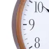 404-50447-INT 32,5 cm Atomik Ceviz Analog Duvar Saati