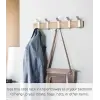 4116 gardırop çubuğu, ahşap, bej, tek boy