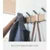 4116 gardırop çubuğu, ahşap, bej, tek boy