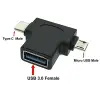 4372 USB 3.0 - Type C Micro USB 3.1 Veri ve Şarj Çevirici Dönüştürücü Adaptör