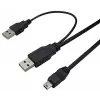 4529 USB Y 3 Giriş Mini 5 Pin Harddisk Kablosu