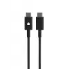 45W-5A USB-C to USB-C Hızlı Şarj ve Data Kablosu 1m Siyah
