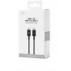 45W-5A USB-C to USB-C Hızlı Şarj ve Data Kablosu 1m Siyah