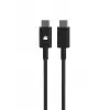45W-5A USB-C to USB-C Hızlı Şarj ve Data Kablosu 1m Siyah