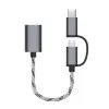 4901 USB 3.0 OTG To Type-C Micro USB Data Şarj Çevirici Dönüştürücü Adaptör