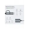 4901 USB 3.0 OTG To Type-C Micro USB Data Şarj Çevirici Dönüştürücü Adaptör