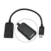 4940 Micro USB-USB OTG dönüştürücü; klavye, mouse ve flash bellek bağlantısı
