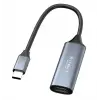 4K USB C 3.0 Type-C Video Capture Görüntü Yakalama Adaptörü Usb 4K 30Hz Akış Öğretim Video Konferans veya Canlı Yayın için Oyun Yakalama Kartı (HDMI aktarma için Kullanılmaz)