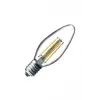 4W E14 Rustik LED Ampul, Sarı Işık, 10lu Paket