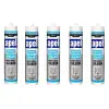 5 Adet Genel Amaçlı Silikon Şeffaf 250 ml