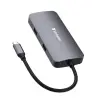 5i 1 Arada USB-C Çok Portlu Hub, HDMI, RJ45, USB-A, USB-C ve USB-C PD, Mac, Windows, iPad Pro ve ThinkPad Uyumlu