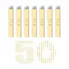 50 Adet Tek Kullanımlık Kaş Mikroblading, Microblading Kalemi, Kaş Microblading, PCD 12 Pin Şekilli Manuel Microblading Aracı (0,25 mm-12P)