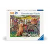 500 Parçalı Puzzle Bahçede Köpekler