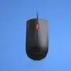 5266214 Essential 3 düğmeli kablolu USB mouse, siyah